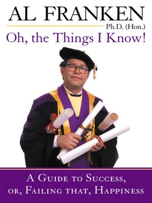 cover image of Oh, the Things I Know!
